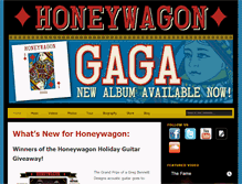 Tablet Screenshot of honeywagonmusic.com